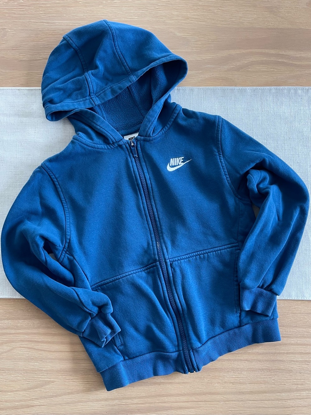 Nike Boys' Royal Blue Full-Zip Hoodie